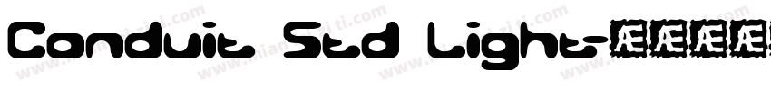 Conduit Std Light字体转换